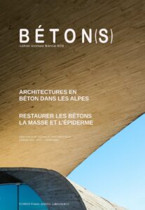 Couverture du cahier : béton(s)