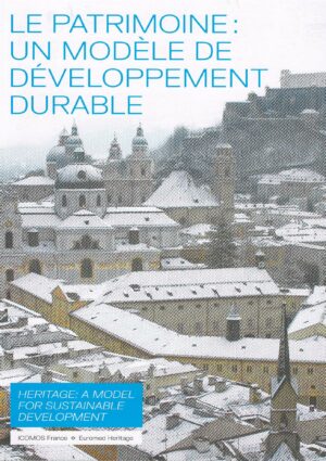 Couverture du cahier : Le patrimoine : un modèle de développement durable