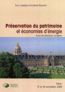 Couverture du cahier : Préservation du patrimoine et économies d'énergie
