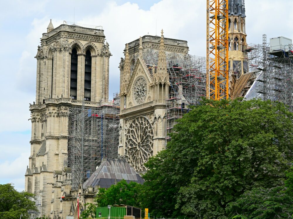 Notre Dame de Paris en chantier