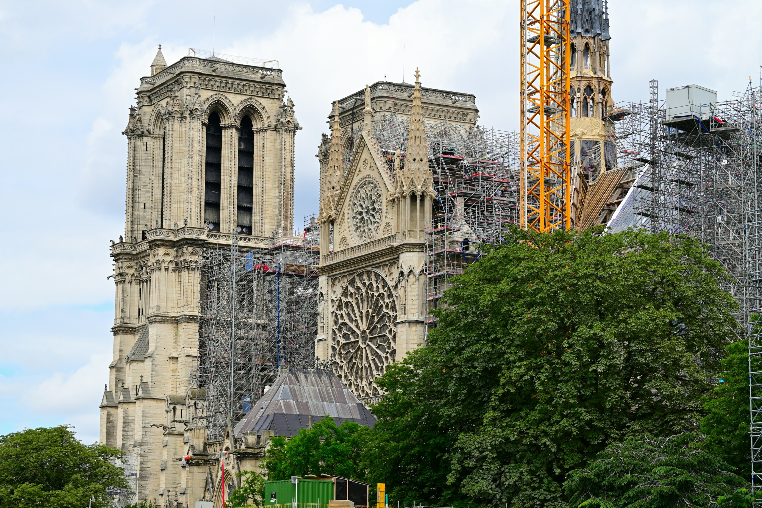 Notre Dame de Paris en chantier